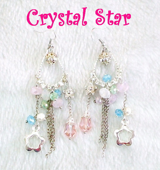 ต่างหูคริสตัลโมดา