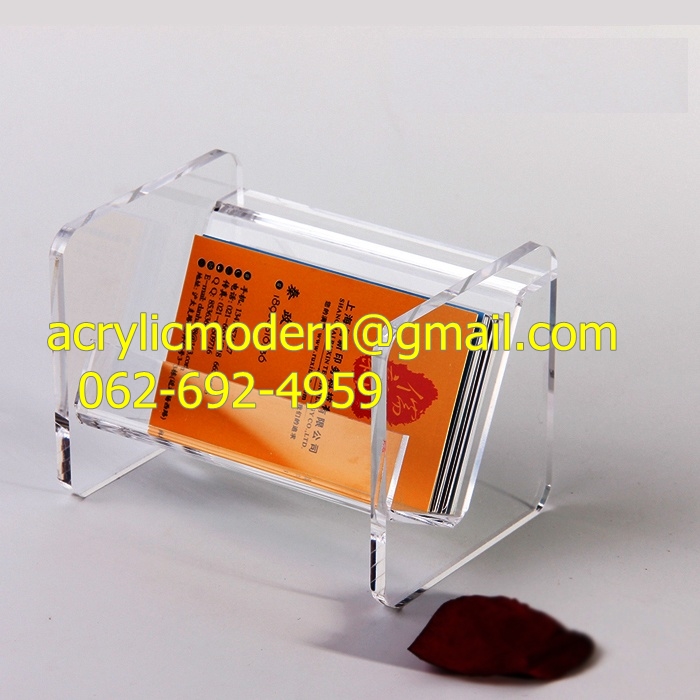 ที่วางนามบัตรอครีลิคใส 003