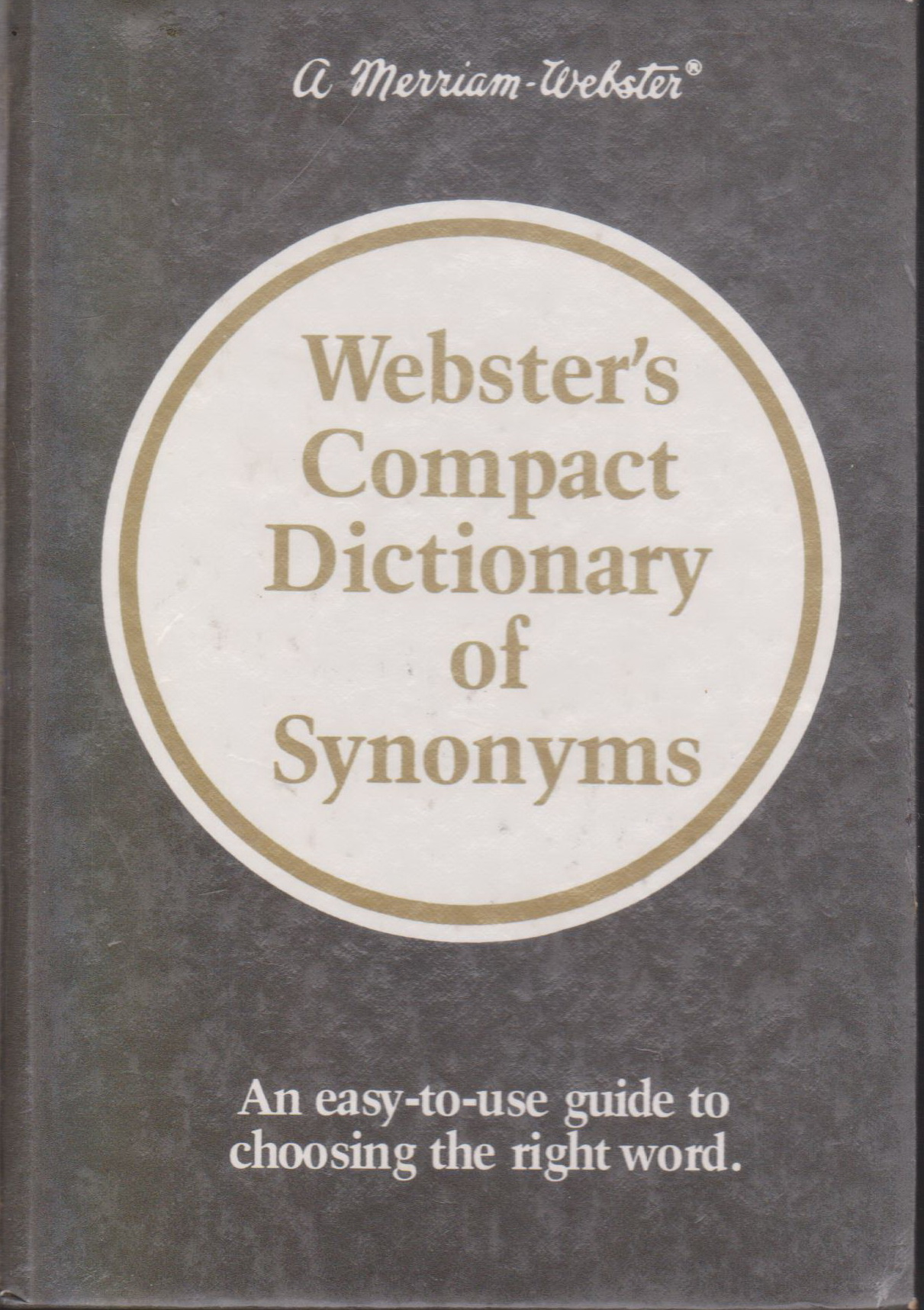 พจนานุกรม Webster's Compact Dictionary of Synonyms by Merriam-Webster (Author)