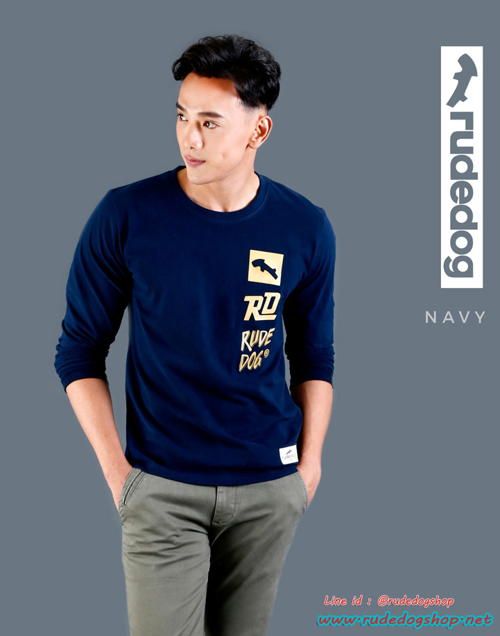 เสื้อยืดแขนยาว rudedog รุ่น Racing (เรสซิ่ง)