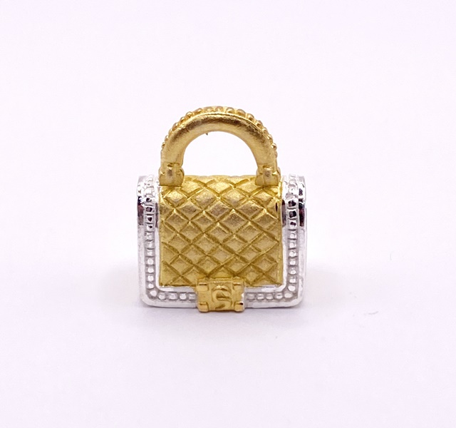 ครูบาเต่า วัดอุโบสถบ้านเหล่า กระเป๋ารับทรัพย์ เนื้อสัมฤทธิ์ กระเป๋าทอง 2568 KM013