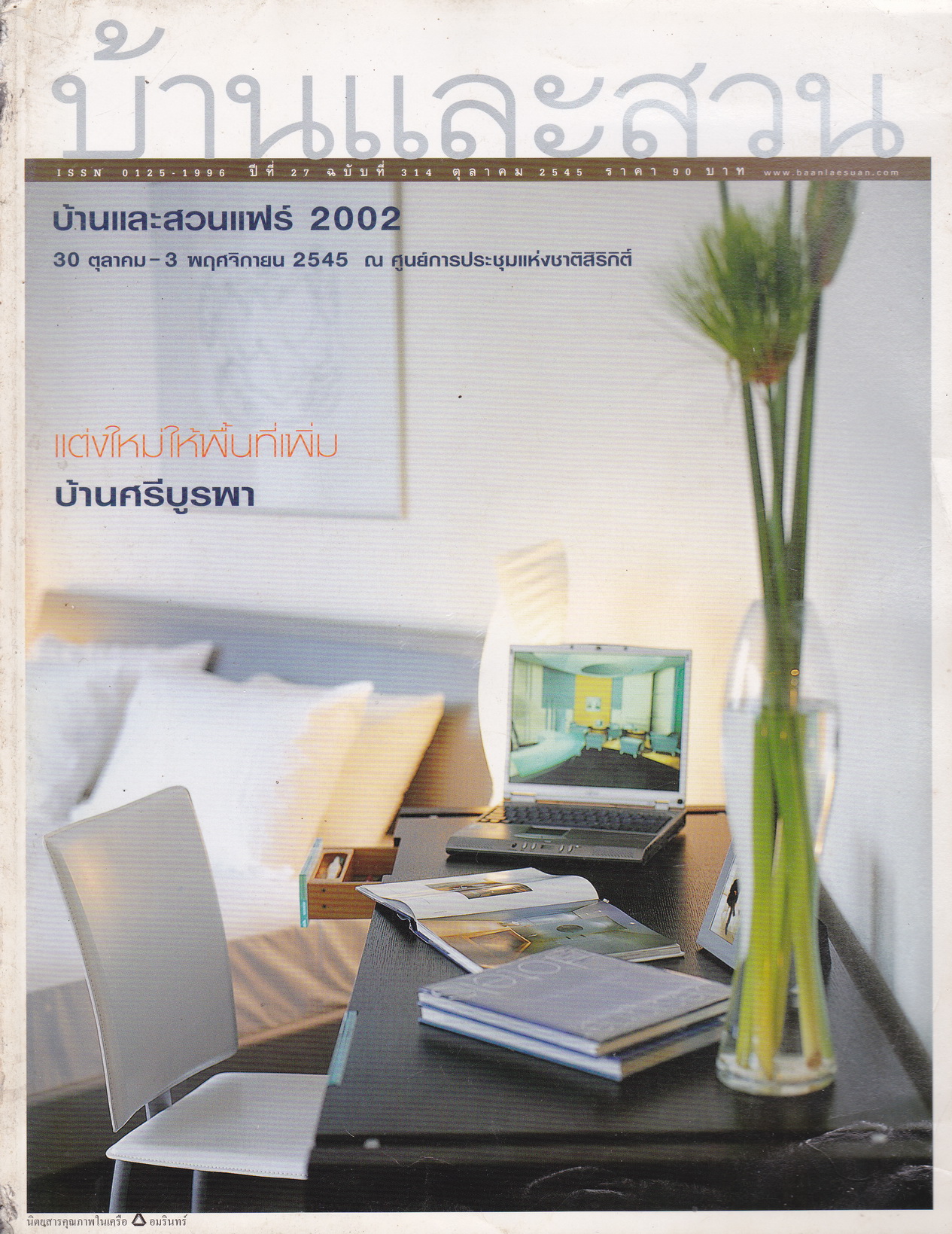 นิตยสาร บ้านและสวน ฉบับที่ 314 ตุลาคม 2545
