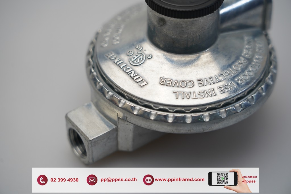 Low Pressure Regulator for LPG, Output 50-100mbar, Size 1/4" x 3/8" NPT