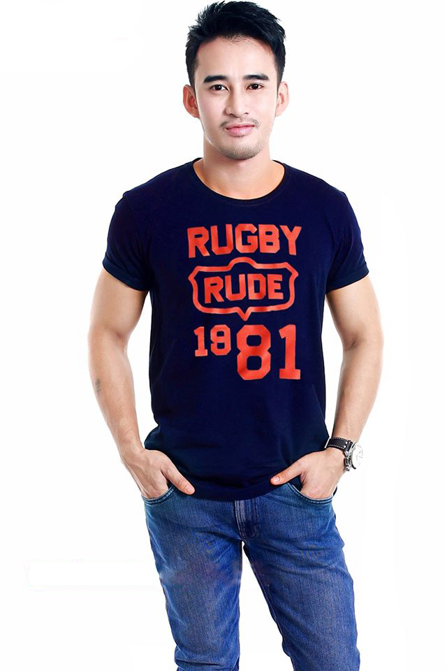 เสื้อยืด Rudedog รุ่น Rugby Size S