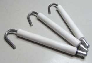 TX60 Ignition Electrode l แกนเหล็กหุ้มด้วยฉนวนเซรามิคสำหรับจุดหัวเผาแก๊ส