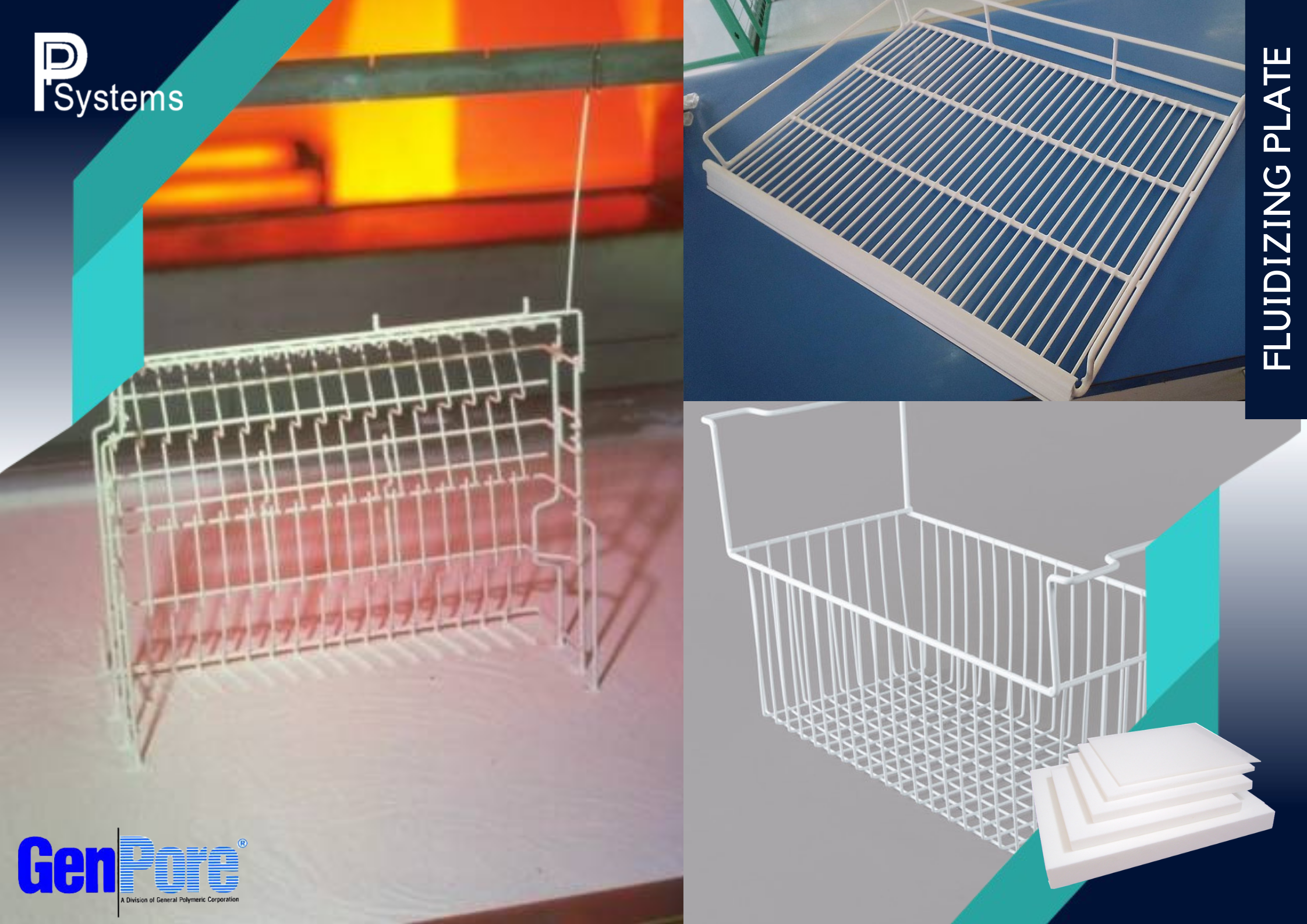 GenPore Fluidized Bed Powder Coating l แผ่นฟลูอิดไดซ์ สำหรับถังพ่นสีแบบจุ่ม