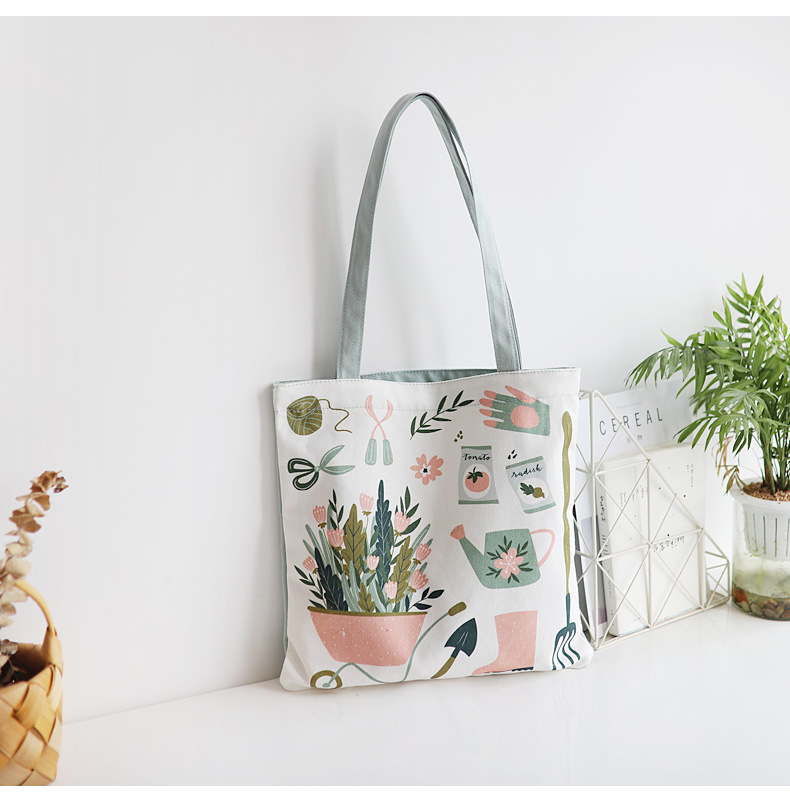 กระเป๋าผ้า canvas สไตล์เกาหลี mooseefah