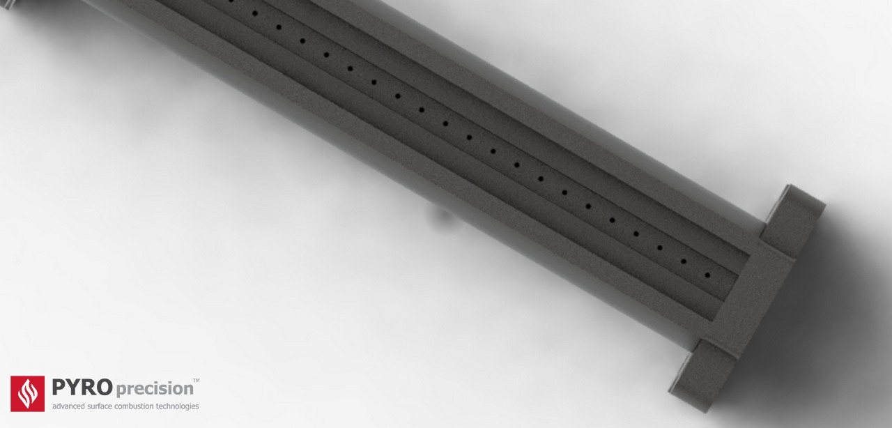 หัวเตาแก๊ส ตรงยาว LD305-ST-2 Linear Modular Tank Heating Burner (Venturi) ความยาวโมดูล 30ซม - 3.0ม กำลัง 6-60 กิโลวัตต์ สำหรับถังต้มถังต้มอุตสาหกรรมทรงสี่เหลี่ยม