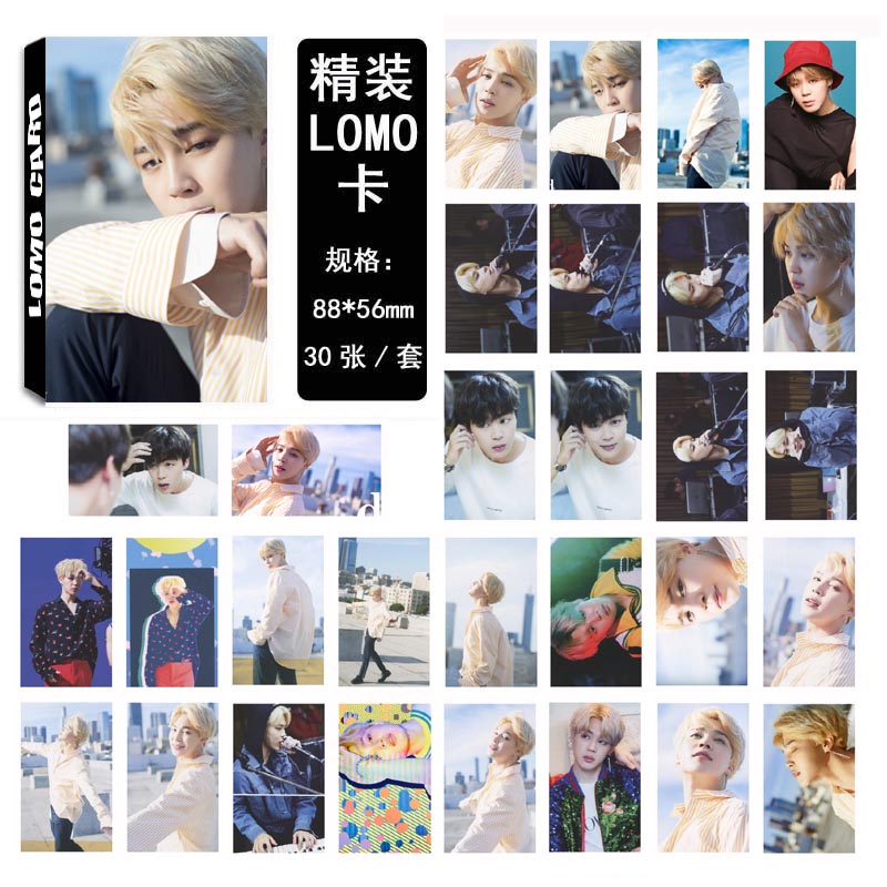 LOMO CARD BTS JIMIN 30รูป