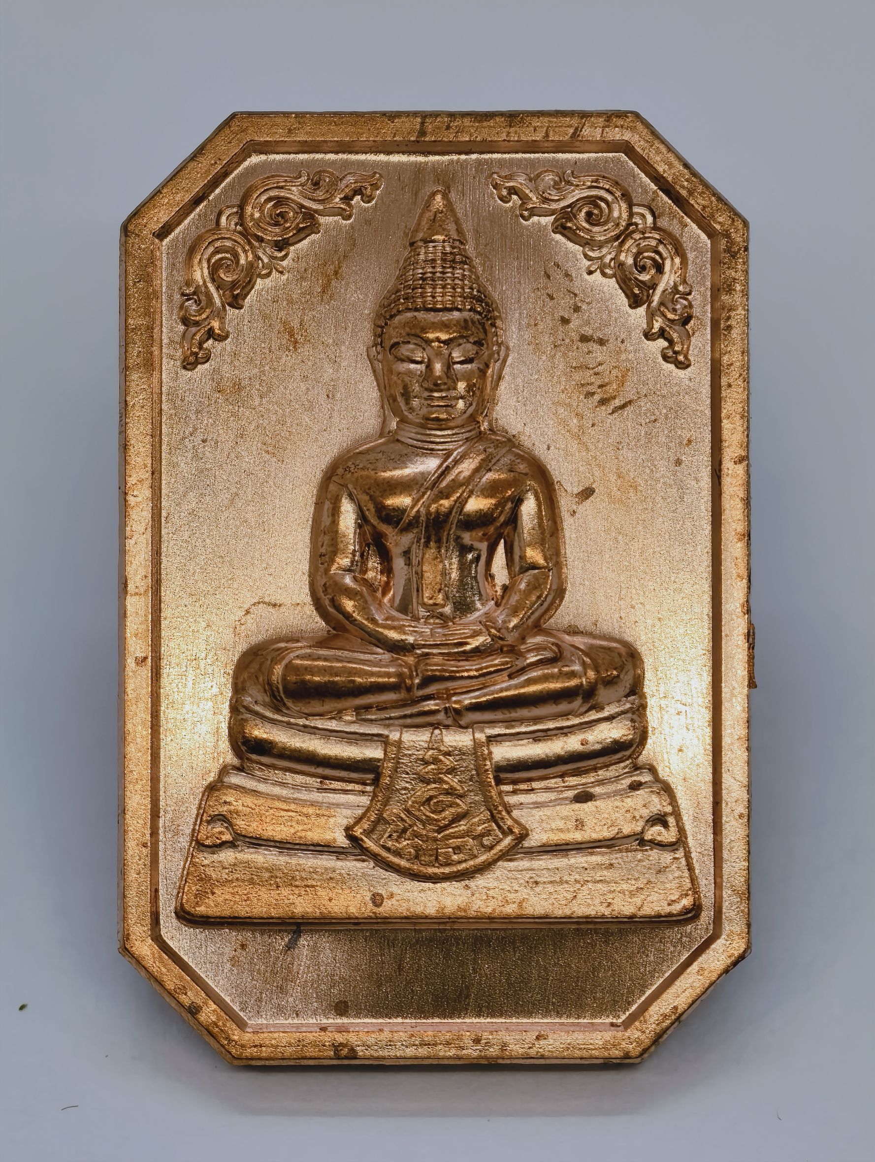 หลวงปู่มหาศิลา วัดโพธิ์ศรีสะอาด จังหวัดกาฬสินธุ์ พระพุทธโสธร วัดสร้างเอง KA1729
