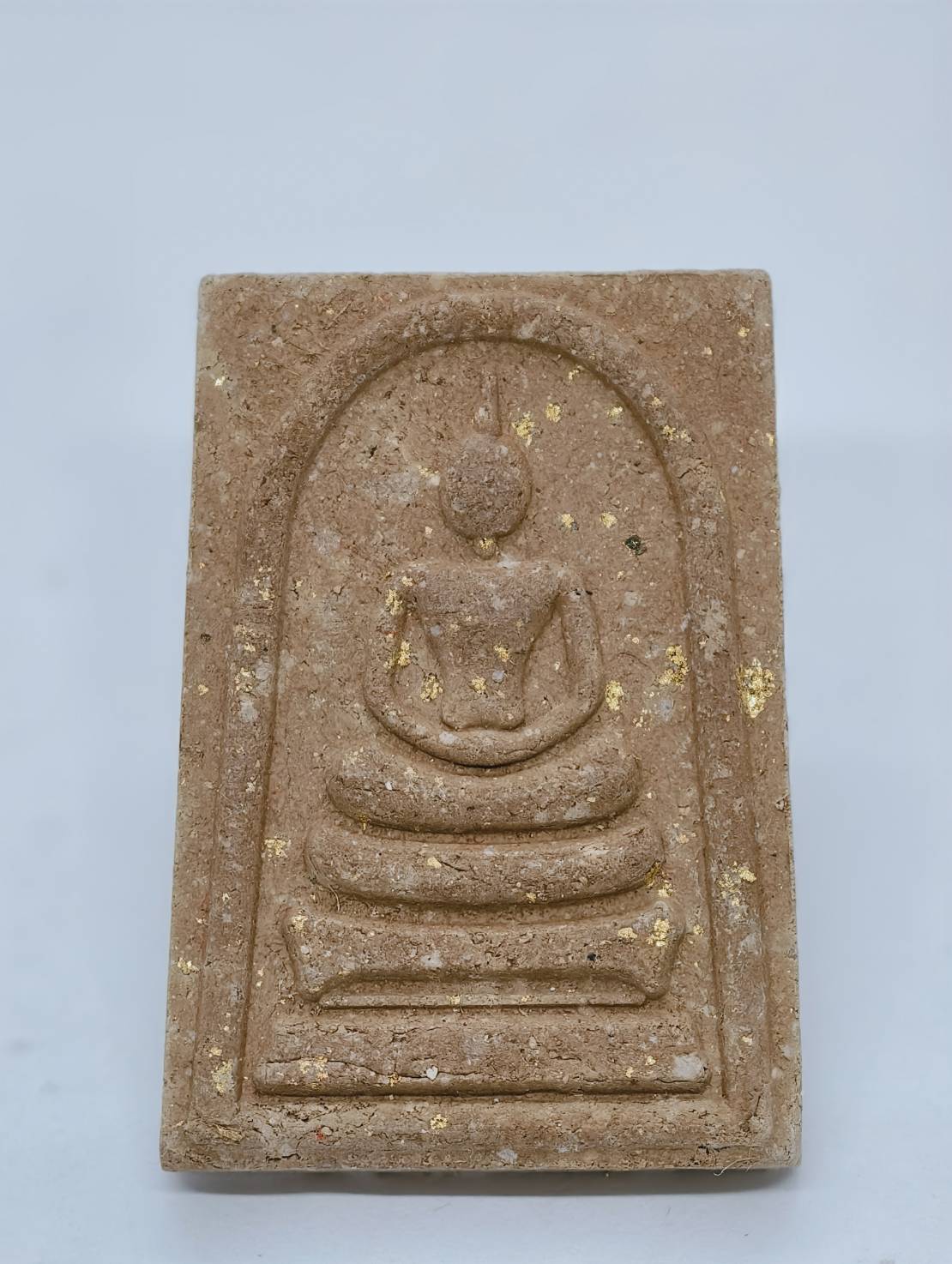 หลวงปู่แผ้ว ปวโร วัดรางหมัน นครปฐม พระสมเด็จ รุ่น ฉลองเลื่อนสมณศักดิ์ ยันต์สวนคู่ อายุ99ปี KA1871