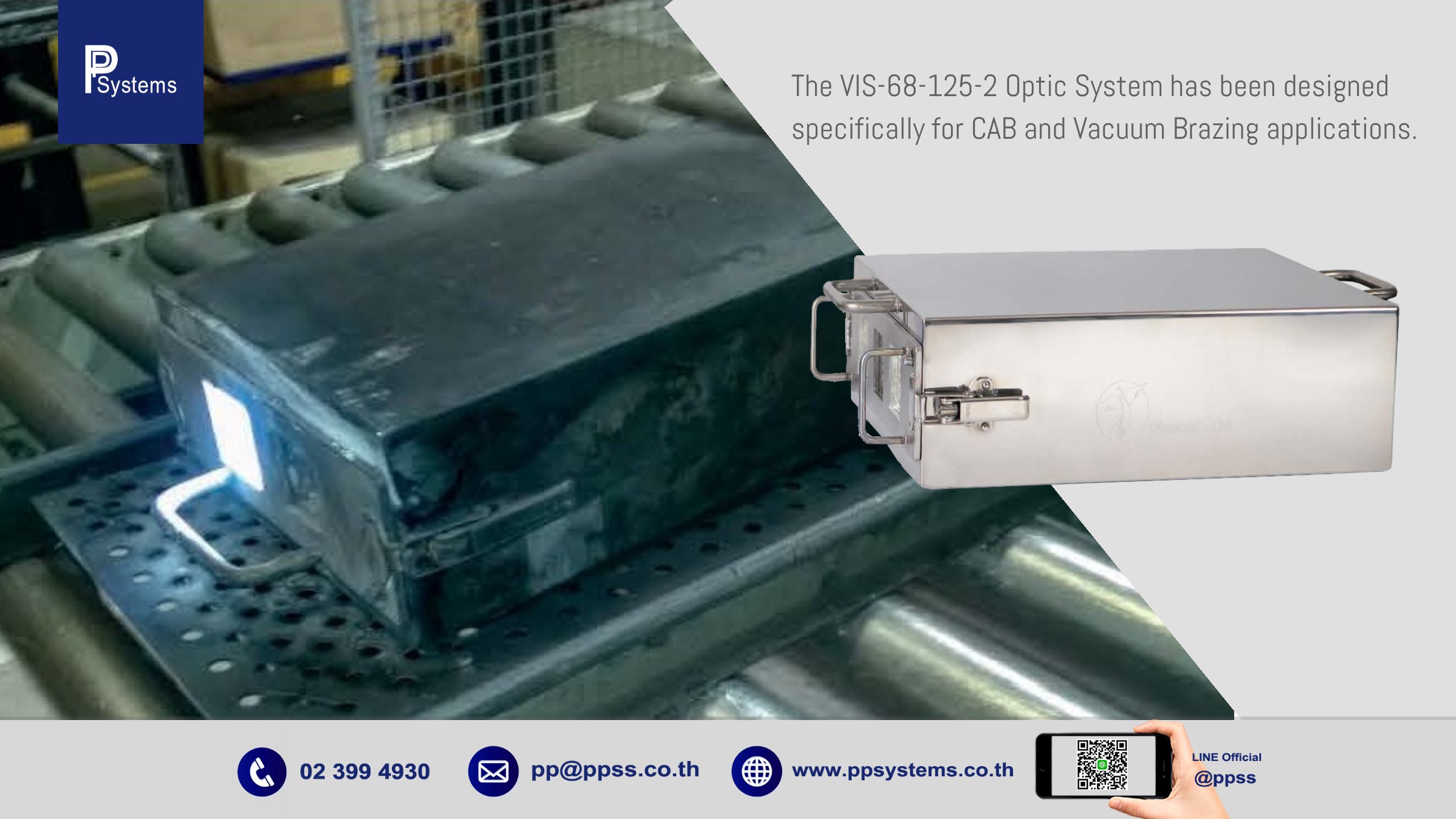 Optical System for Continious Furnace l เครื่องบันทึกวีดีโอ 4K อุณหภูมิสุง สำหรับบันทึกภาพในเตาเผา