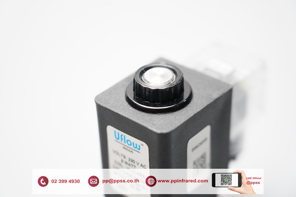 UFLOW 1/4" 230V Gas Solenoid Valve IP65 "INDIA" l โซลินอยวาล์วแก๊ส รุ่นกันน้ำ