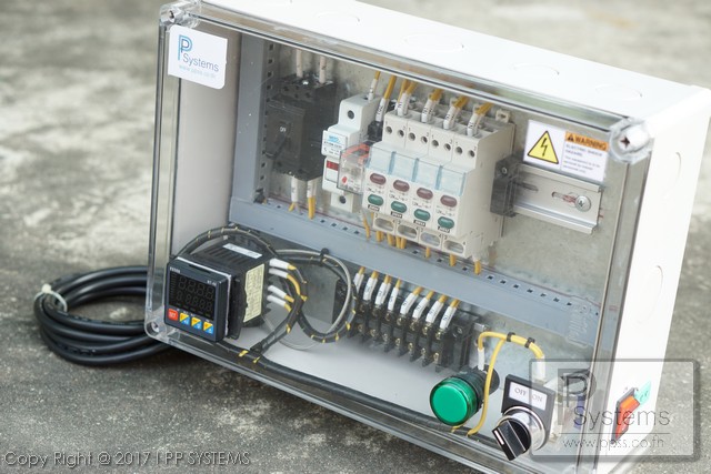 STANDARD TEMP. CTRL MODULE, ABS PLASTIC BOX, DIGITAL TEMP. CONTROLLER "FOTEK" , LED LAMP FOR 4 MODULES