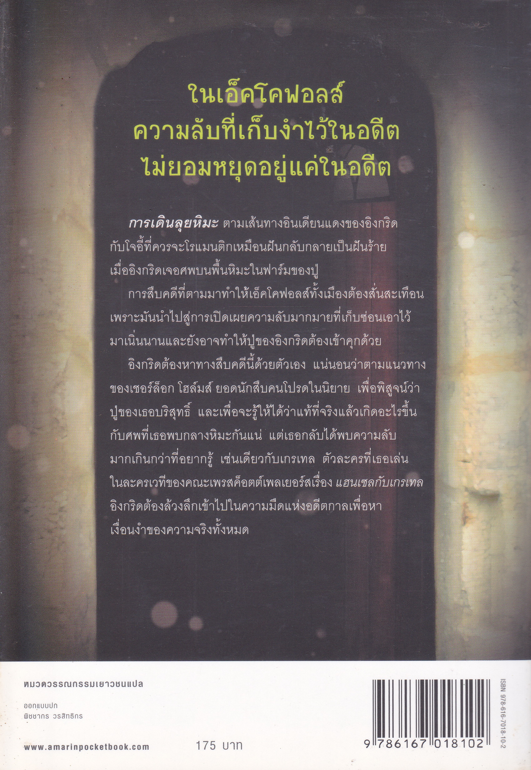 นักสืบน้อยแห่่งเอ็คโคฟอลส์ ตอน เงื่อนงำในความมืด ผู้เขียน ปีเตอร์ เอเบรอแฮมส์
