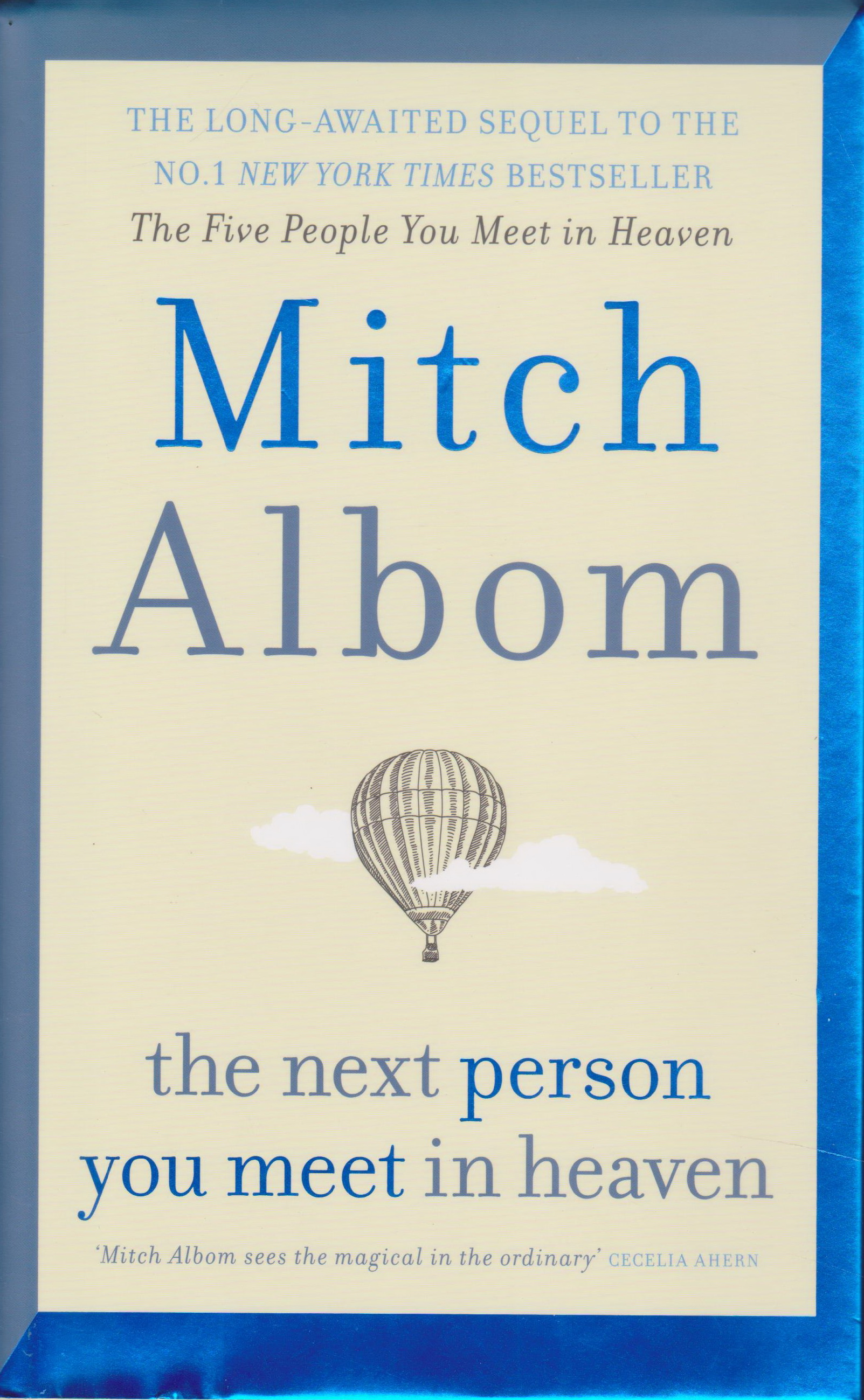 หนังสือภาษาอังกฤษ (ปกแข็ง) Next Person You Meet in Heaven by Mitch Albom