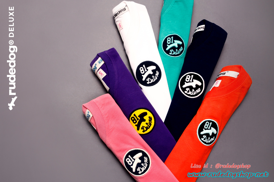 เสื้อยืดแขนสั้น rudedog รุ่น deluxe (ดีลักซ์)