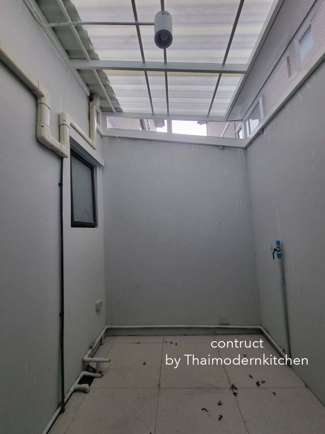 งานต่อเติมครัวขนาด 5×2.0 ตารางเมตร