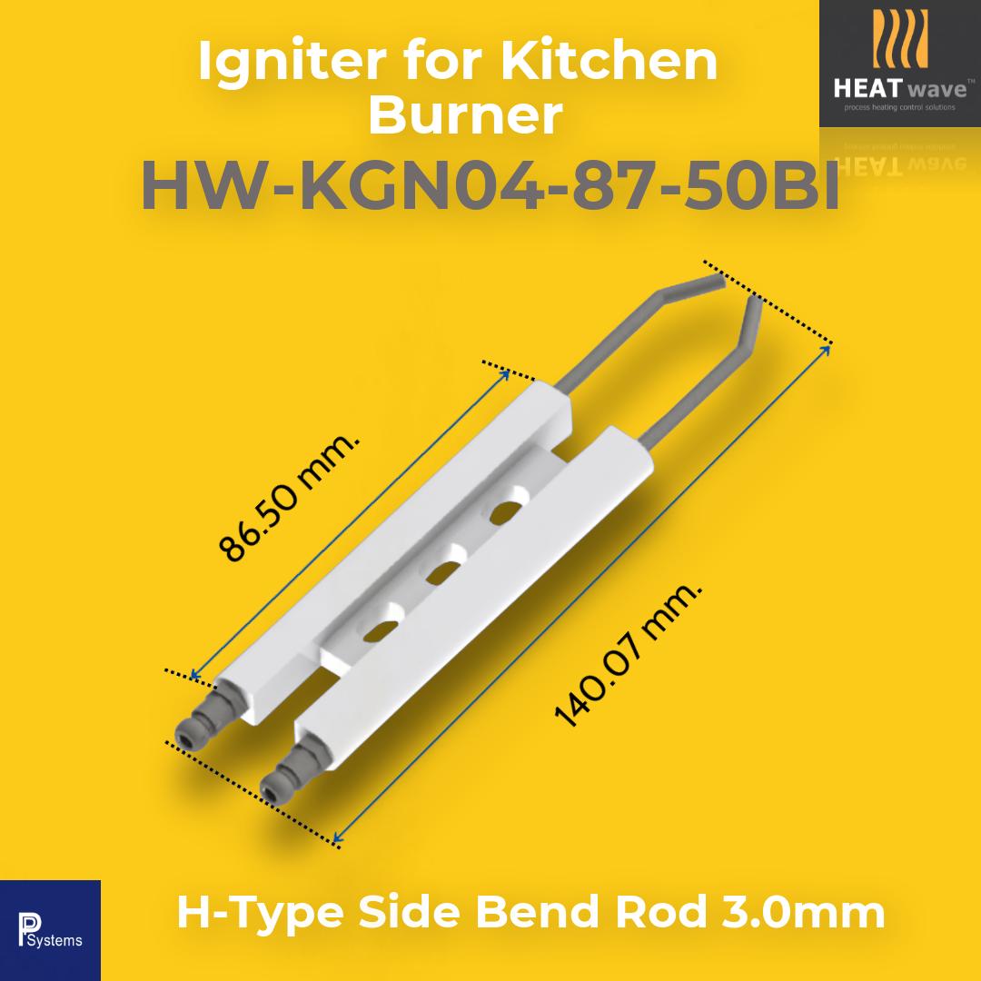 HEATwave H-Type Inner Bend Rod 3.0mm Igniter for Kitchen Burner l เขี้ยวสปาร์ค รูปทรง H งอ สำหรับจุดสปาร์ค (อย่างเดียว) สำหรับเตาฟู่ เตาครัว