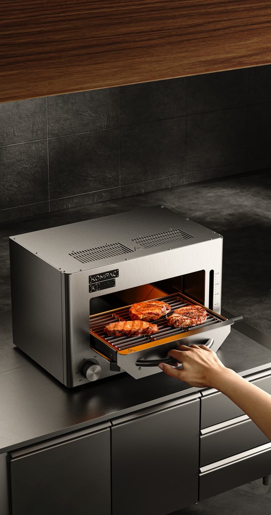 KOMPAC - MD-3S 800°C E-Steak Steak Broiler Grill for Steak House l เตาย่างสเต็กอินฟาเรด 800องศาเซลซียส ขนาดกลาง ระบบไฟฟ้า สำหรับร้านอาหารและใช้งานเชิงพาณิชย์