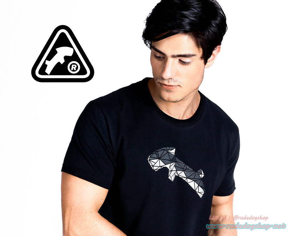 เสื้อยืดคอกรมแขนสั้น rudedog รุ่น BIGDOG 2019 Size L