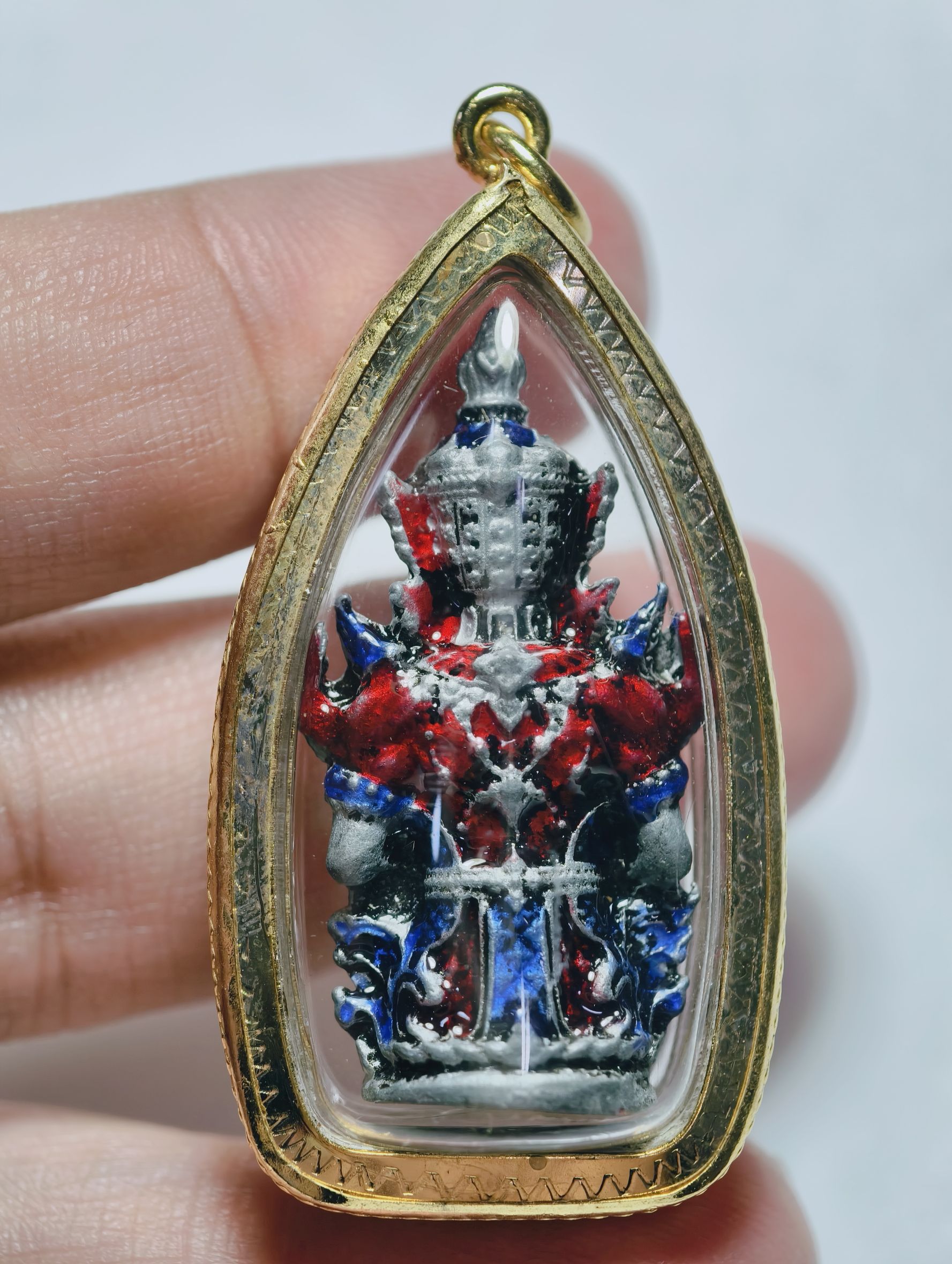 หลวงปู่อิ่ม วัดทุ่งนาใหม่ ยอกขุนพล ท้าวเวสสุวรรณ รวยแสนล้าน พร้อมเลี่ยม (AC1967)