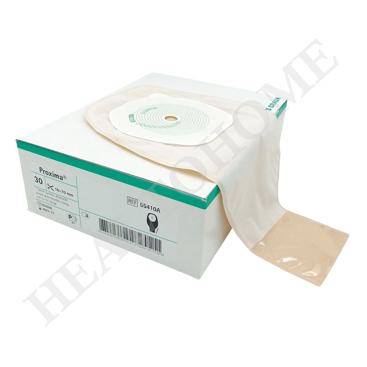 Proxima ถุงอุจจาระหน้าท้อง แบบชิ้นเดียว ขนาด 10-70 มม. (Colostomy Bag)