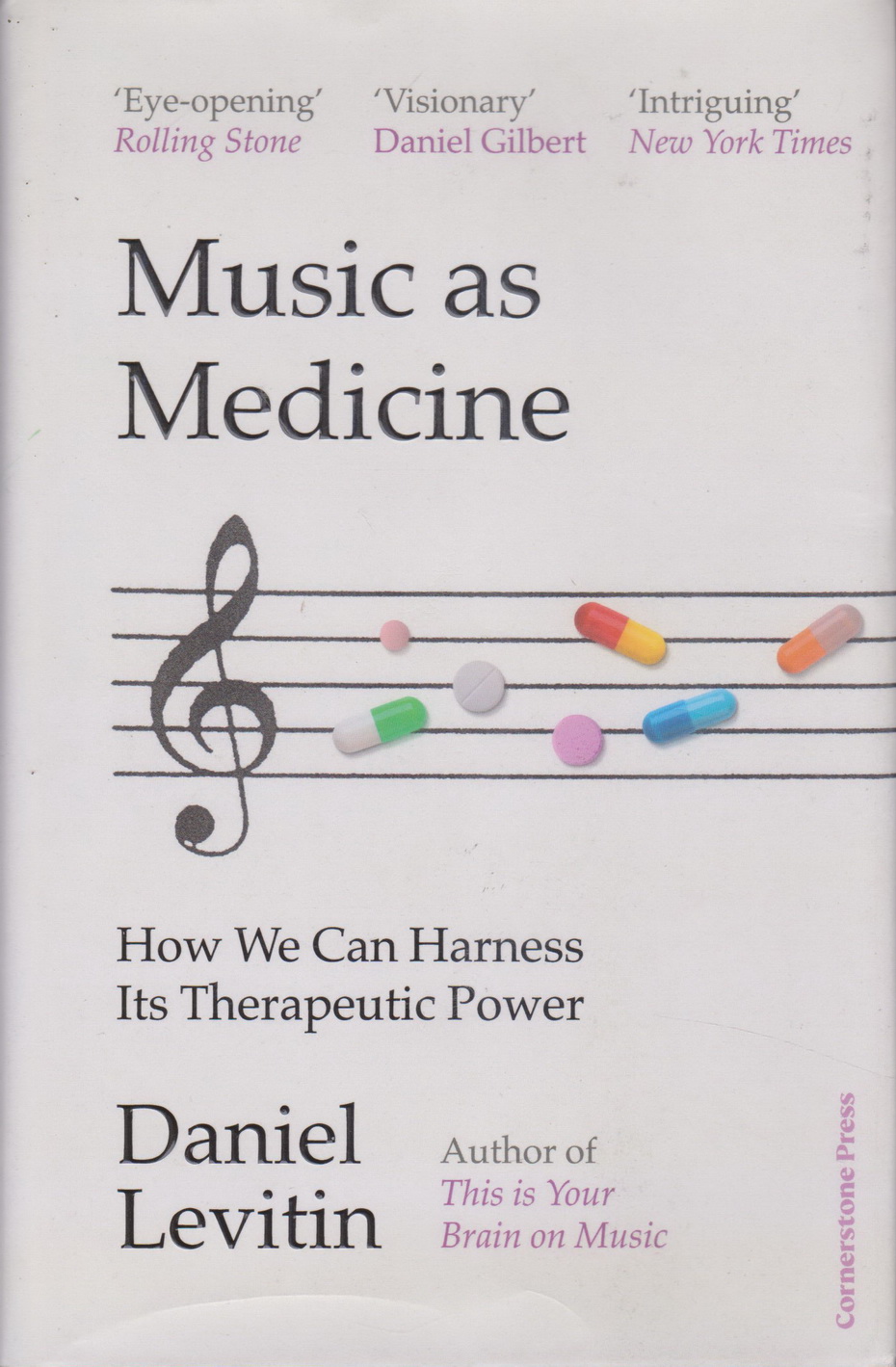 หนังสือภาษาอังกฤษ (ปกแข็ง) MUSIC AS MEDICINE: HOW WE CAN HARNESS ITS THERAPEUTIC POWER by Daniel Levitin