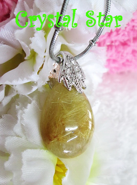 จี้ไหมทอง+โรเดียม