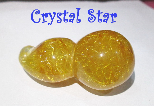 จี้ไหมทองรูปน้ำเต้า