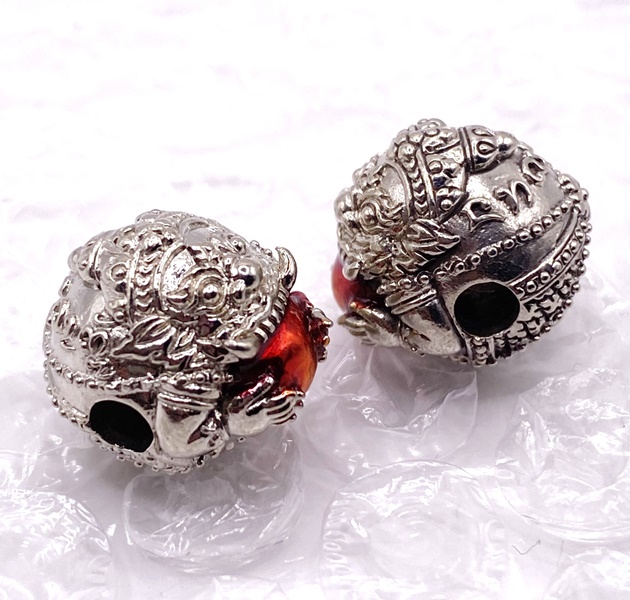 พ่อท่านผ่อง ลูกสะกดพระราหูแปลงฤทธิ์ 2568 ขนาด 1.3 ซม SM141