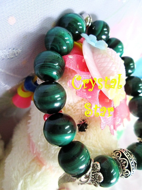 สร้อยข้อมือมาลาไคต์