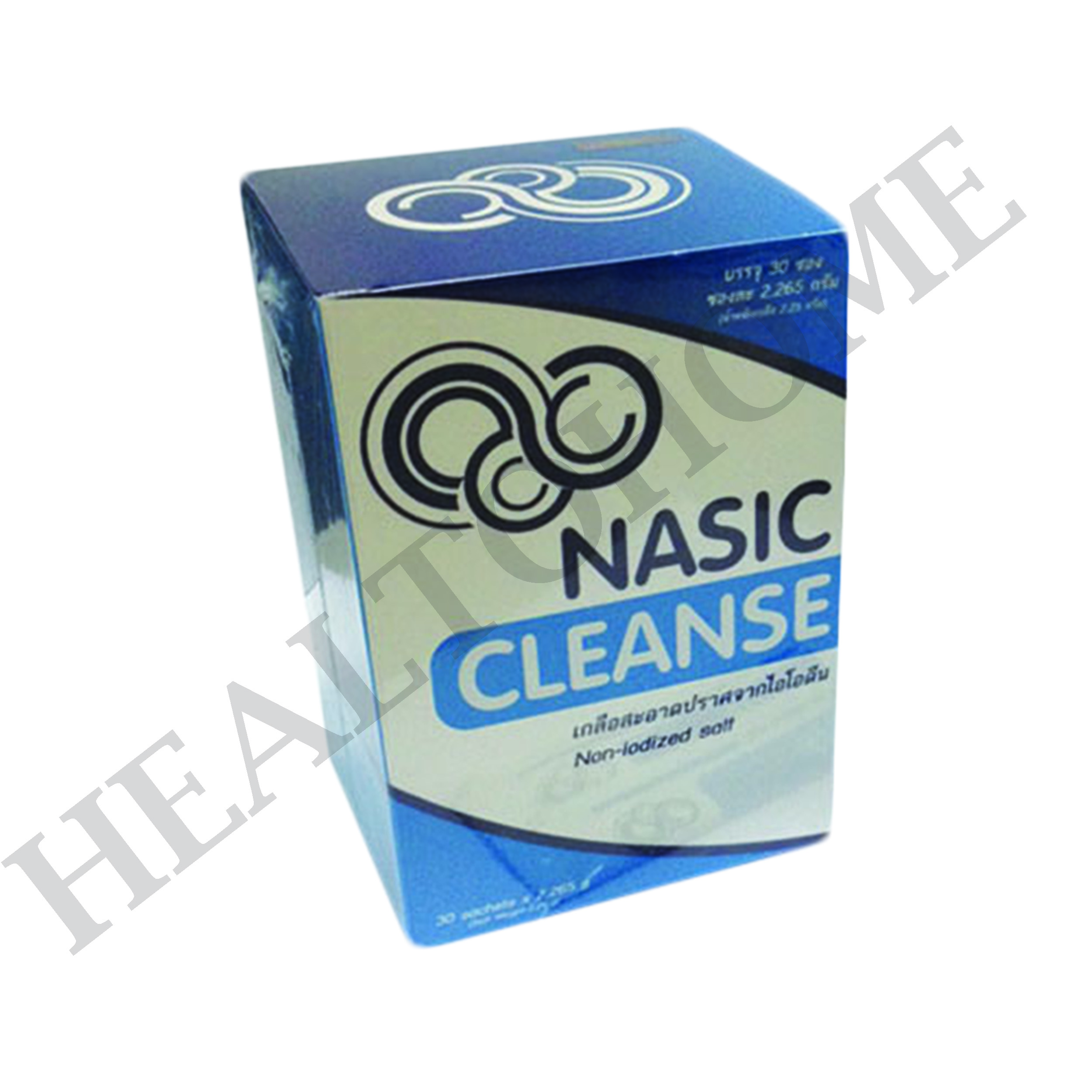 Nasic Cleanse เกลือล้างจมูกปราศจากไอโอดีน 2.265 กรัม 30 ซอง