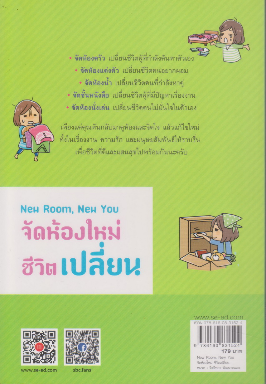 หนังสือ New Room, New You จัดห้องใหม่ ชีวิตเปลี่ยน ผู้เขียน ยูจิ อิโต