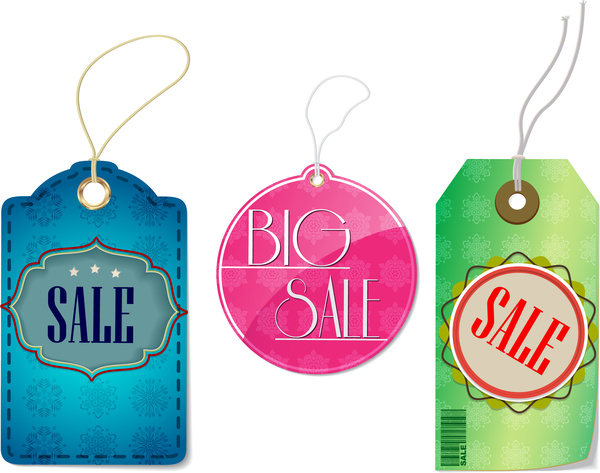 ป้ายสินค้า Hang Tag ป้ายกระดาษ สไตล์การออกแบบดีไซน์แบบใช้สีหวานๆดูสวยงามหรูหรา ป้ายสินค้าไว้สำหรับประชาสัมพันธ์แก่ลูกค้าเกี่ยวกับช่วงลดราคาสินค้าเป็นพิเศษ // ตัวอย่างดีไซน์ ป้ายสินค้า Hang Tag ป้ายกระดาษ