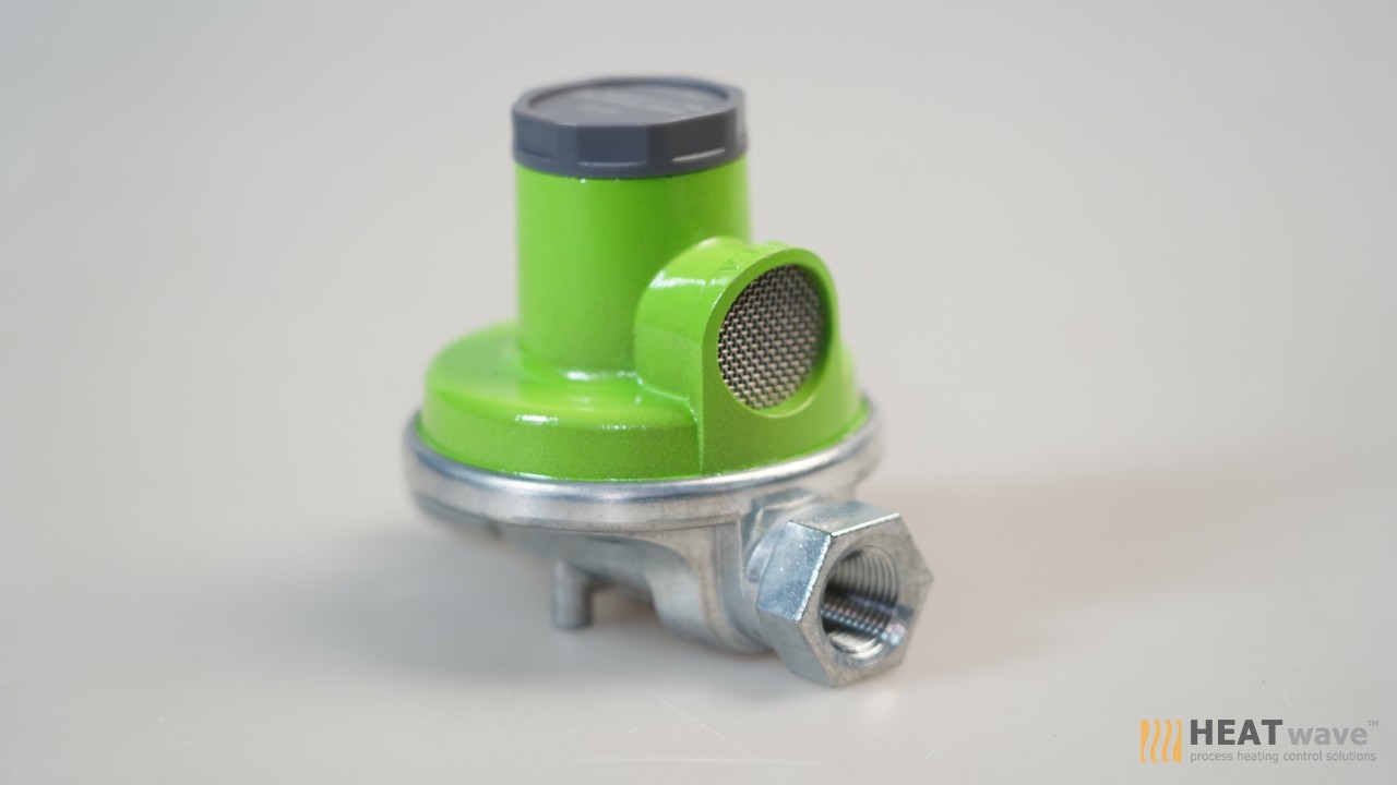 Low Pressure Regulator for LPG, Output 50-100mbar, Size 1/4" x 3/8" NPT