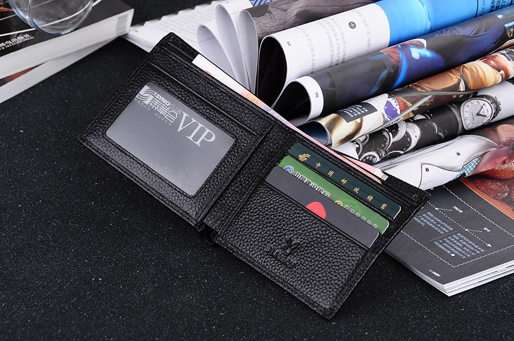 กระเป๋าสตางค์ผู้ชาย PL003 [สีน้ำตาล]