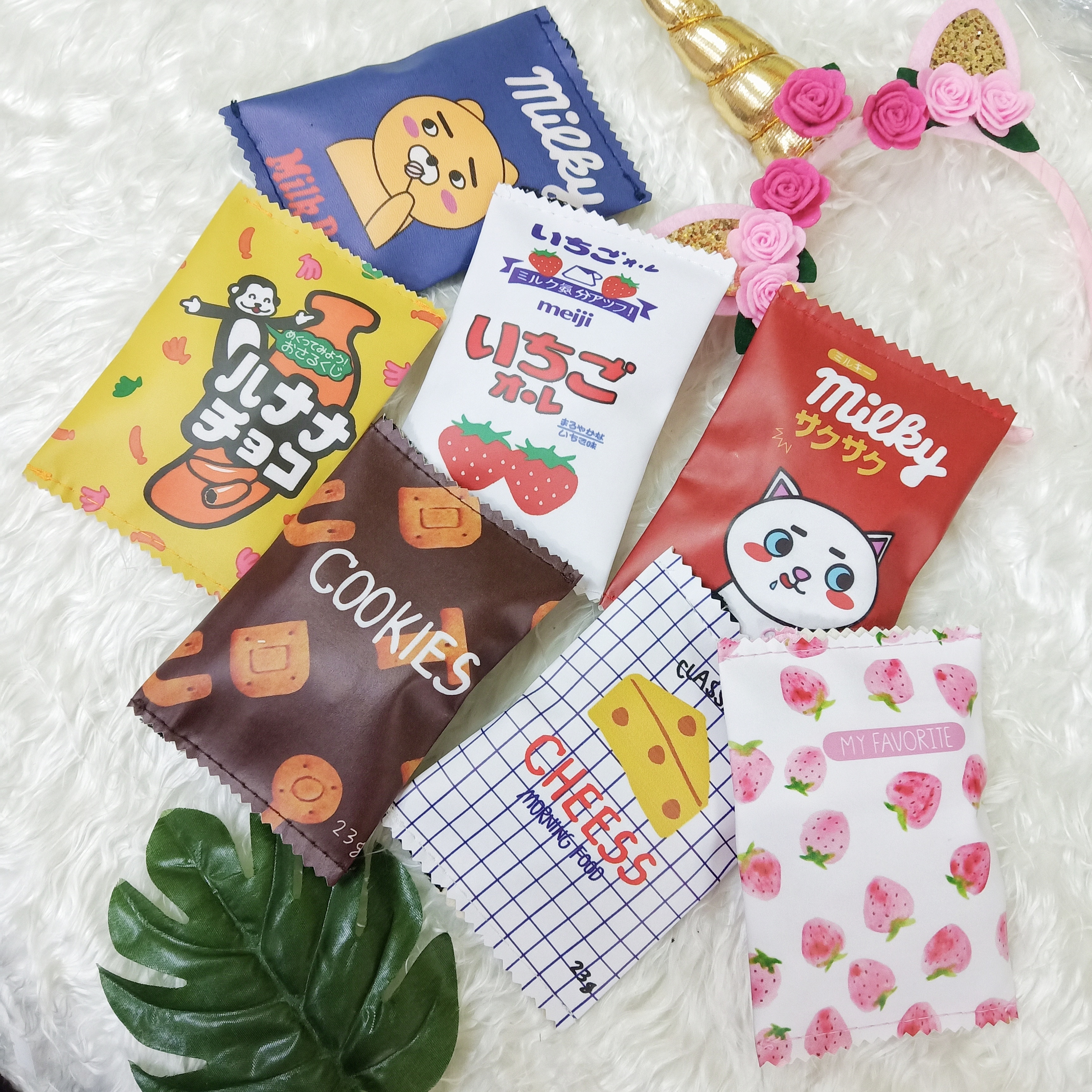 กระเป๋าเงินใส่เหรียญ Candy ดีไซน์ซองขนมญี่ปุ่น