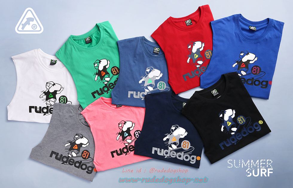 เสื้อยืดแขนกุด rudedog รุ่น Summer Suft (ซัมเมอร์ เซิร์ฟ)