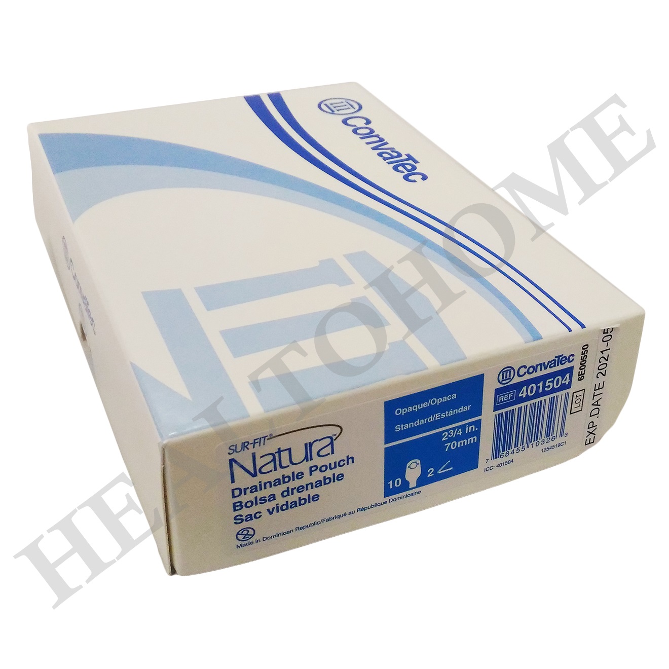 Convatec Sur-Fit Natura Opaque ถุงอุจจาระ ขุ่น แบบ 2 ชิ้น (เฉพาะถุง ไม่รวมแป้น)