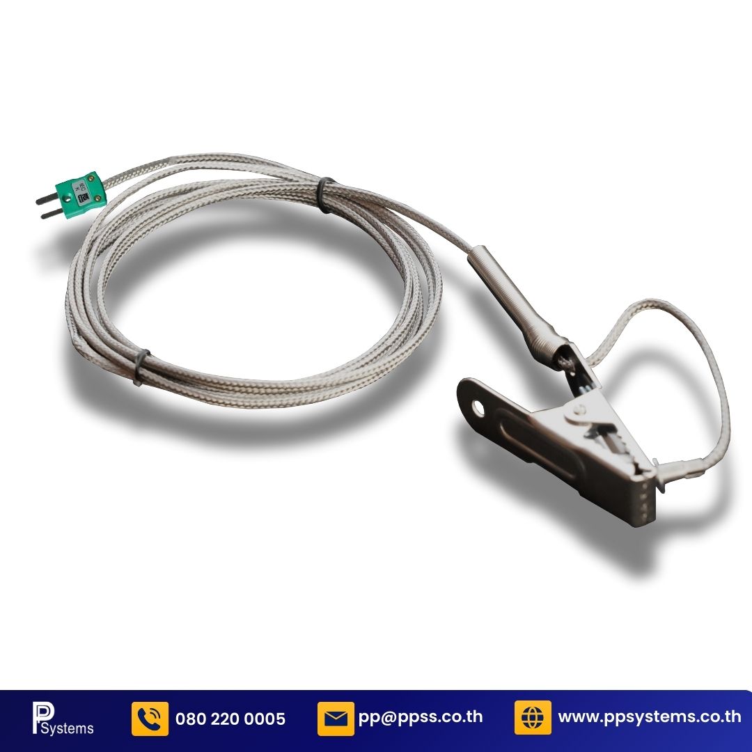 HEATwave Mini-Clamp Surface Surface SUS Braid Thermocouple Type K - 2m long l สายวัดอุณหภูมิ