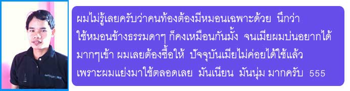 ราคาหมอนคนท้องไม่แพง