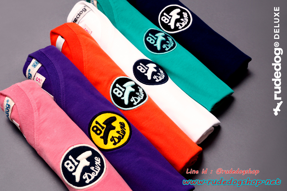 เสื้อยืดแขนสั้น rudedog รุ่น deluxe (ดีลักซ์)