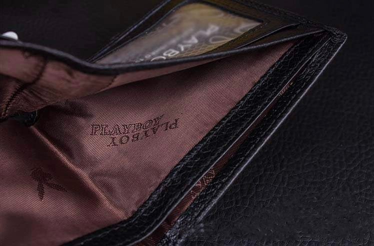 กระเป๋าสตางค์ผู้ชาย PL002 [สีดำ]