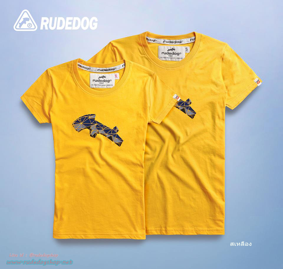 เสื้อยืดคอกรมแขนสั้น rudedog รุ่น BIGDOG 2019 Size M