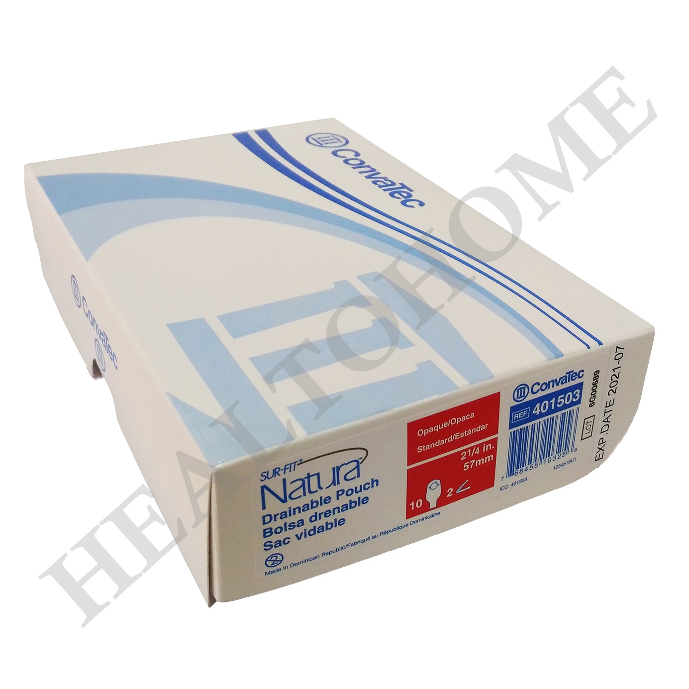 Convatec Sur-Fit Natura Opaque ถุงอุจจาระ ขุ่น แบบ 2 ชิ้น (เฉพาะถุง ไม่รวมแป้น)