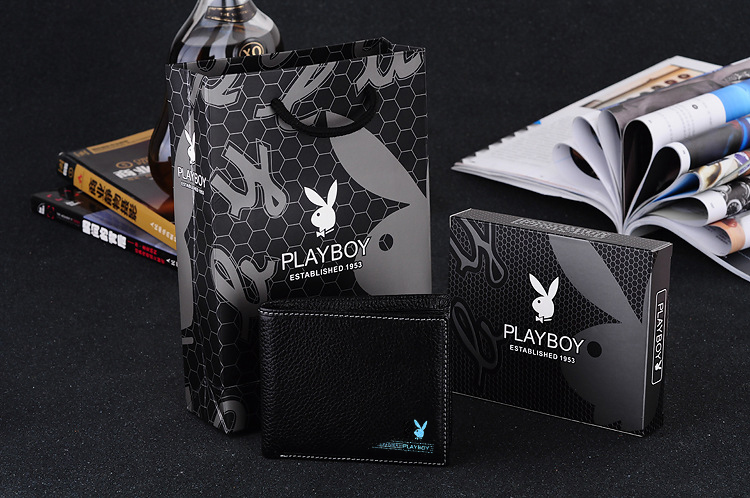 กระเป๋าสตางค์ผู้ชาย PL002 [สีดำ]