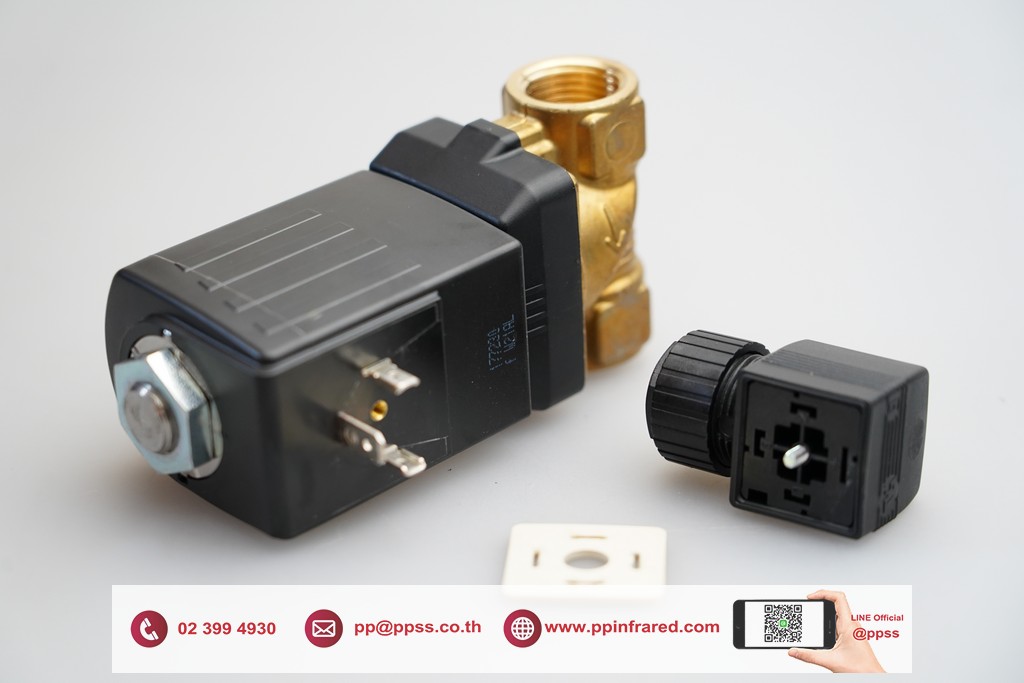 BURKERT 1/2" 230V Gas Solenoid Valve IP65 "Germany" l โซลินอยวาล์วแก๊ส รุ่นกันน้ำ