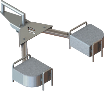 DF Series x MFB Gas Burner l หัวเตาอินฟาเรดแก๊สเปลวไฟสองหน้า - สำหรับอุ่นร้อนโมลด์การหล่ออลูมิเนียม