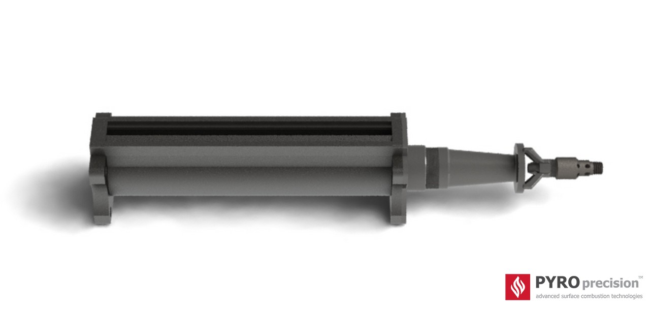 หัวเตาแก๊ส ตรงยาว LD305-ST-1 Linear Modular Tank Heating Burner (Venturi) ความยาวโมดูล 30ซม - 3.0ม กำลัง 6-60 กิโลวัตต์ สำหรับถังต้มถังต้มอุตสาหกรรมทรงสี่เหลี่ยม